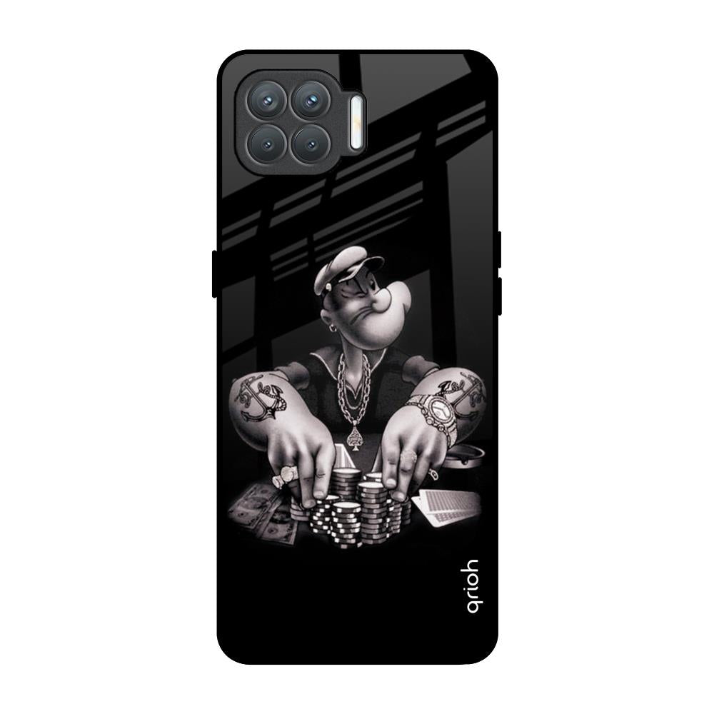 Gambling Problem Oppo F17 Pro Glass Back Cover Online