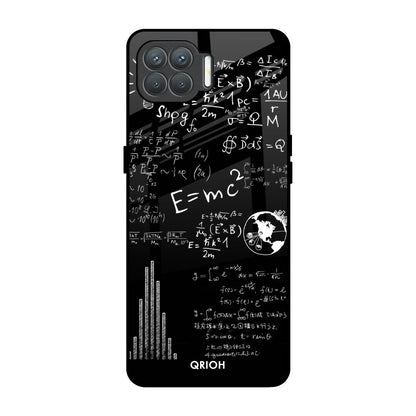Funny Math Oppo F17 Pro Glass Back Cover Online
