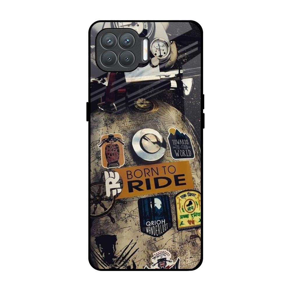 Ride Mode On Oppo F17 Pro Glass Back Cover Online