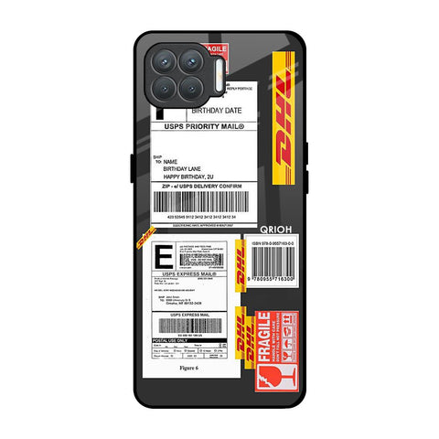 Cool Barcode Label Oppo F17 Pro Glass Back Cover Online