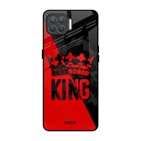 I Am A King Oppo F17 Pro Glass Back Cover Online