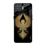 Mythical Phoenix Art Oppo F17 Pro Glass Back Cover Online