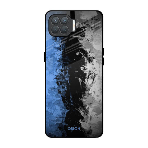 Dark Grunge Oppo F17 Pro Glass Back Cover Online