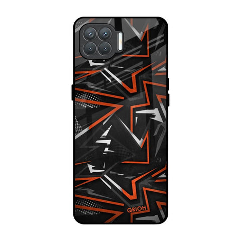 Vector Art Oppo F17 Pro Glass Back Cover Online