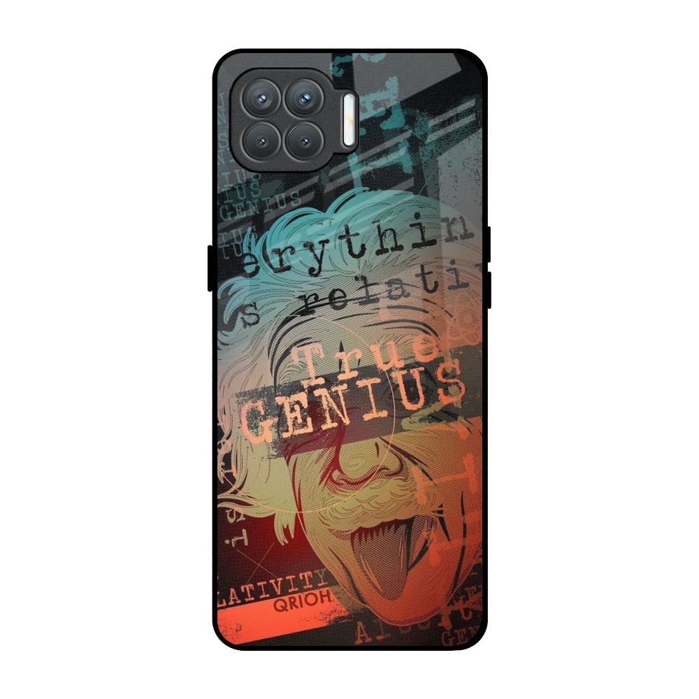 True Genius Oppo F17 Pro Glass Back Cover Online