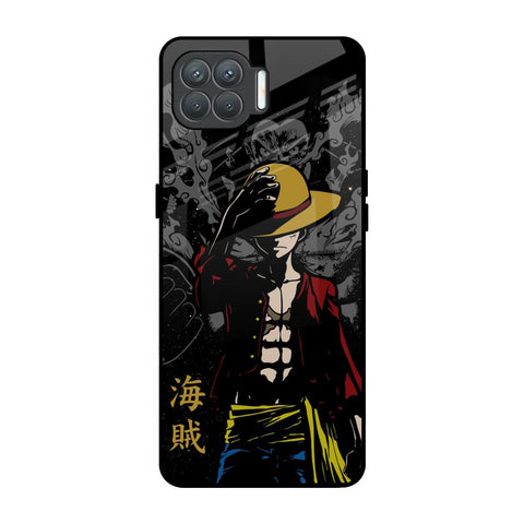 Dark Luffy Oppo F17 Pro Glass Back Cover Online