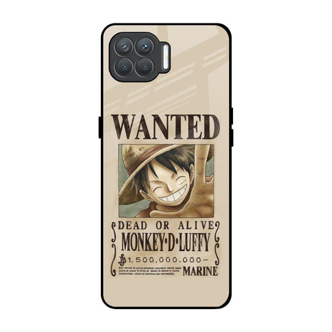 Luffy Wanted Oppo F17 Pro Glass Back Cover Online