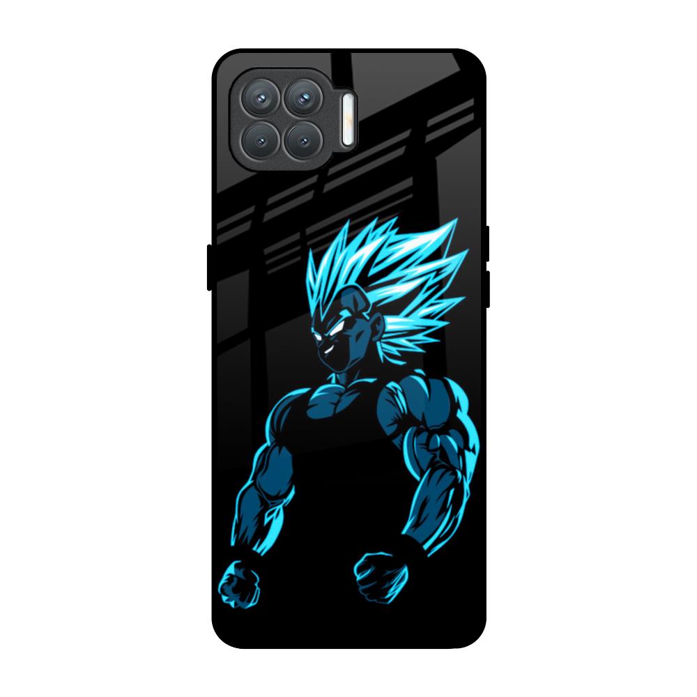 Pumped Up Anime Oppo F17 Pro Glass Back Cover Online