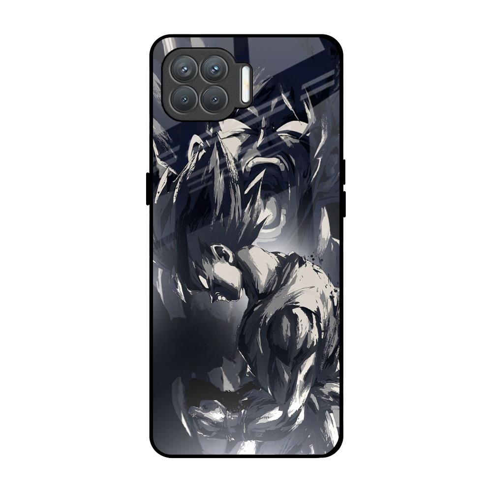 Sketch Art DB Oppo F17 Pro Glass Back Cover Online