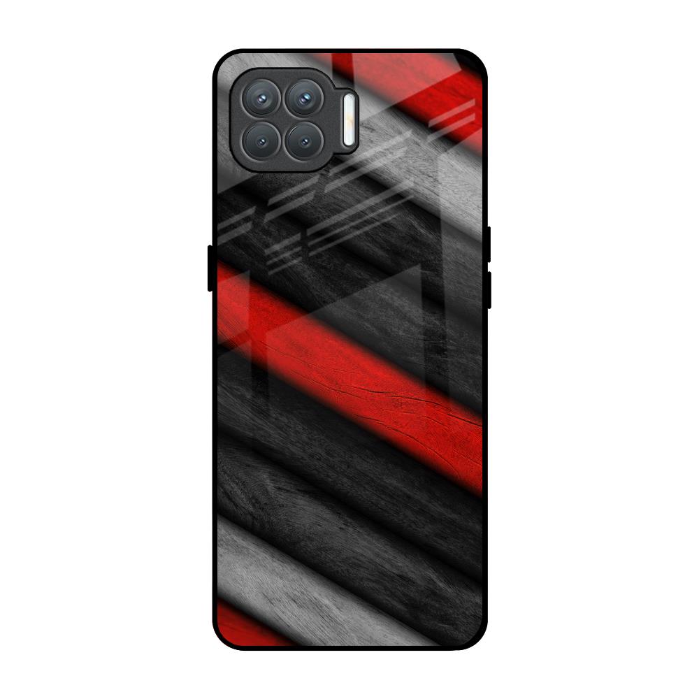 Soft Wooden Texture Oppo F17 Pro Glass Back Cover Online
