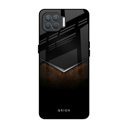 Dark Walnut Oppo F17 Pro Glass Back Cover Online