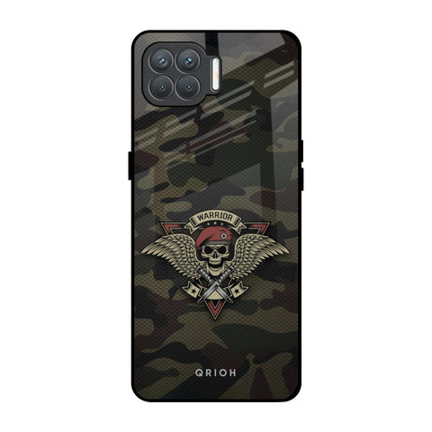 Army Warrior Oppo F17 Pro Glass Back Cover Online