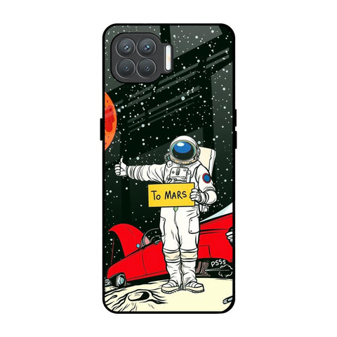 Astronaut on Mars Oppo F17 Pro Glass Back Cover Online
