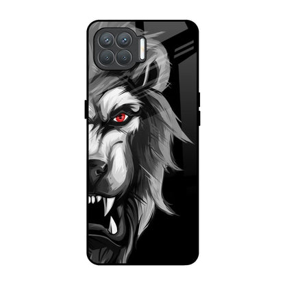 Wild Lion Oppo F17 Pro Glass Back Cover Online