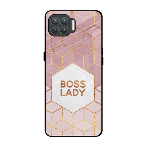 Boss Lady Oppo F17 Pro Glass Back Cover Online