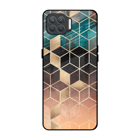 Bronze Texture Oppo F17 Pro Glass Back Cover Online