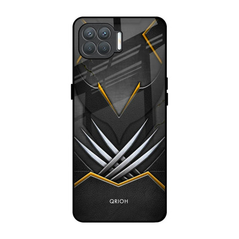 Black Warrior Oppo F17 Pro Glass Back Cover Online