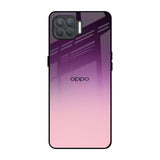 Purple Gradient Oppo F17 Pro Glass Back Cover Online