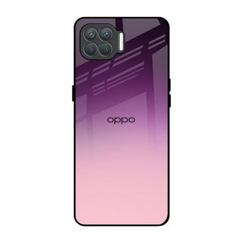 Purple Gradient Oppo F17 Pro Glass Back Cover Online