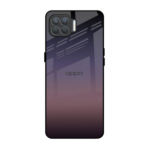 Grey Ombre Oppo F17 Pro Glass Back Cover Online