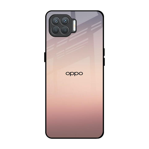 Golden Mauve Oppo F17 Pro Glass Back Cover Online