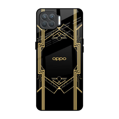Sacred Logo Oppo F17 Pro Glass Back Cover Online