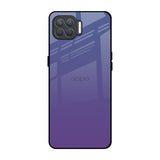 Indigo Pastel Oppo F17 Pro Glass Back Cover Online