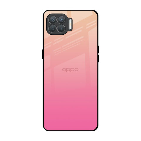 Pastel Pink Gradient Oppo F17 Pro Glass Back Cover Online