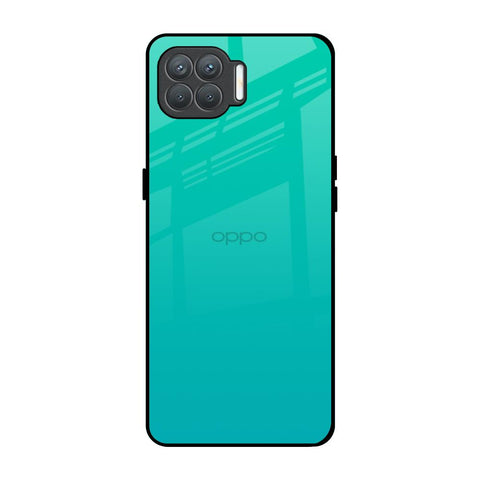 Cuba Blue Oppo F17 Pro Glass Back Cover Online