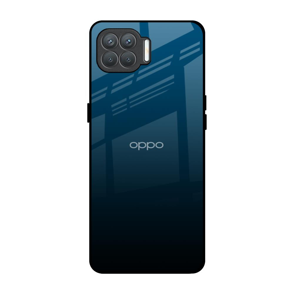 Sailor Blue Oppo F17 Pro Glass Back Cover Online