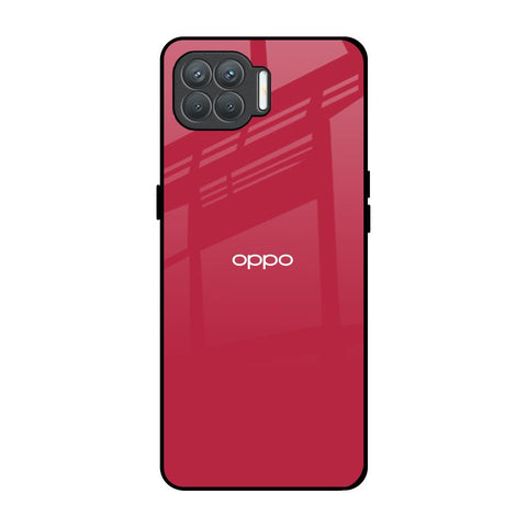 Solo Maroon Oppo F17 Pro Glass Back Cover Online