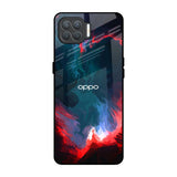 Brush Art Oppo F17 Pro Glass Back Cover Online