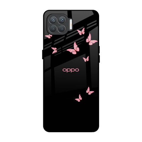 Fly Butterfly Oppo F17 Pro Glass Back Cover Online