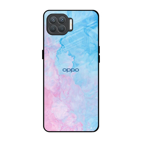 Mixed Watercolor Oppo F17 Pro Glass Back Cover Online