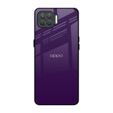 Dark Purple Oppo F17 Pro Glass Back Cover Online