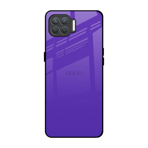 Amethyst Purple Oppo F17 Pro Glass Back Cover Online