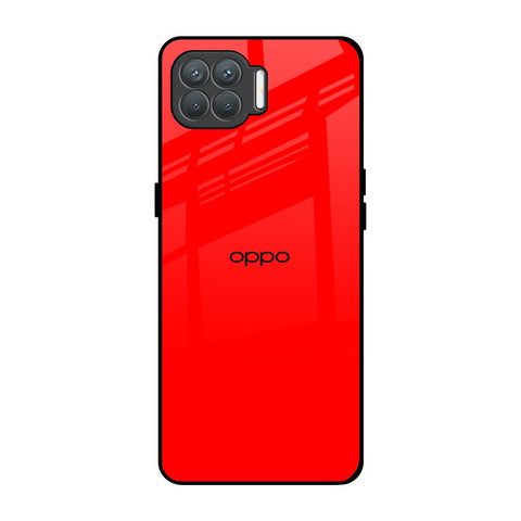 Blood Red Oppo F17 Pro Glass Back Cover Online