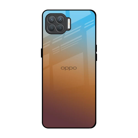Rich Brown Oppo F17 Pro Glass Back Cover Online