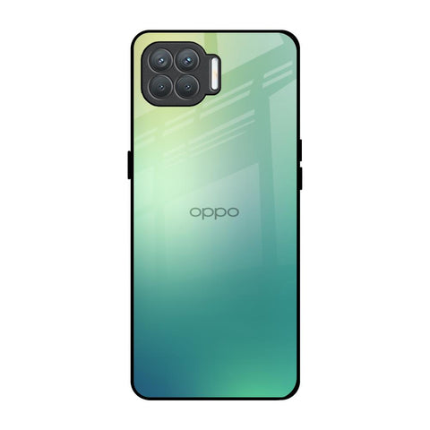 Dusty Green Oppo F17 Pro Glass Back Cover Online