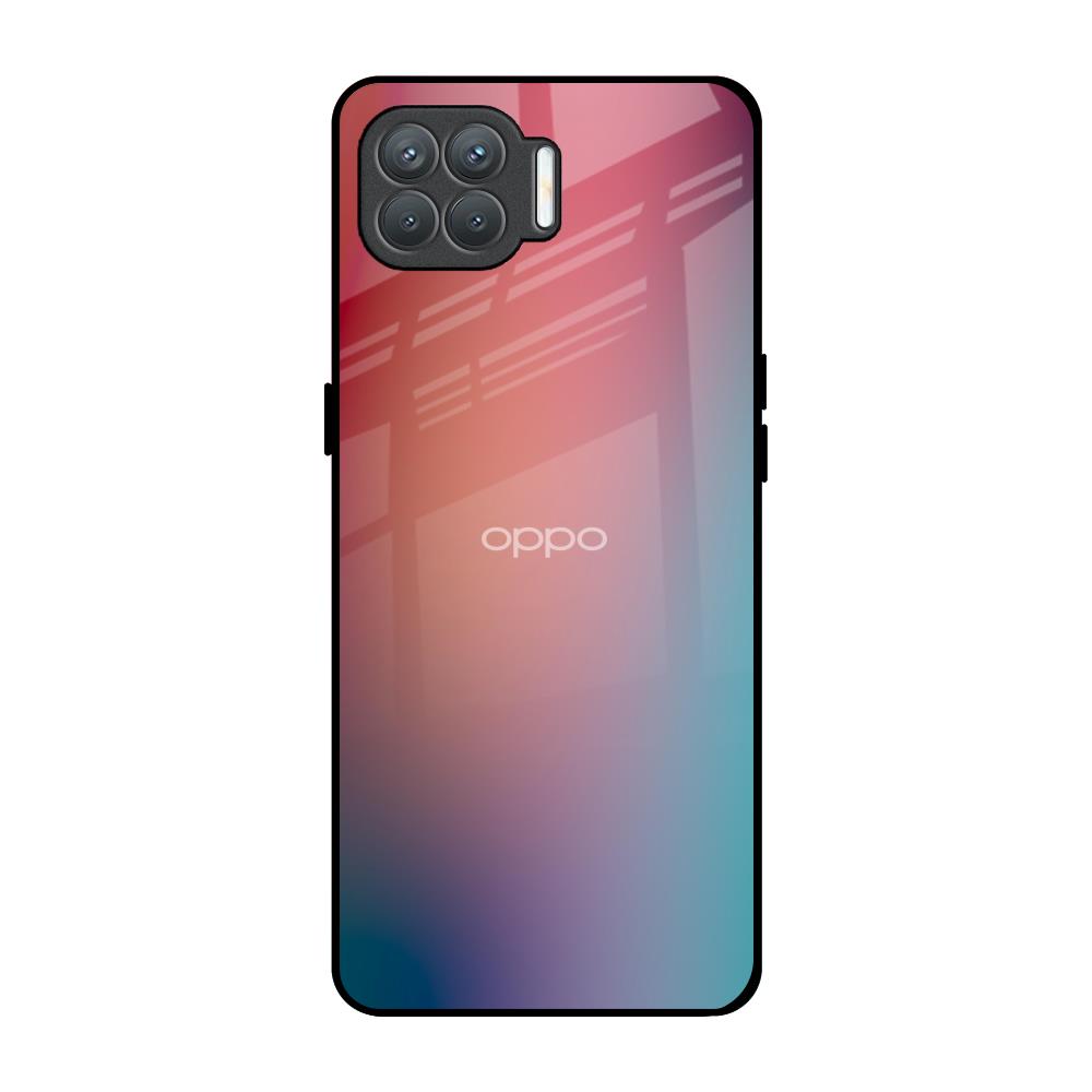 Dusty Multi Gradient Oppo F17 Pro Glass Back Cover Online