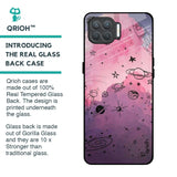Space Doodles Glass Case for Oppo F17 Pro