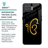 Luxury Fashion Initial Glass Case for Oppo F17 Pro