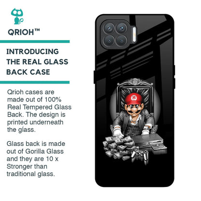 Dark Secret Glass Case for Oppo F17 Pro