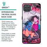 Radha Krishna Art Glass Case for Oppo F17 Pro