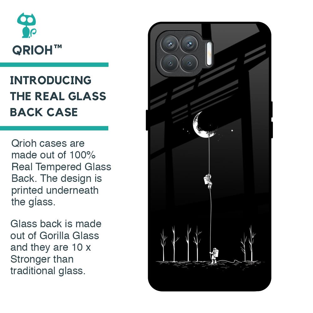 Catch the Moon Glass Case for Oppo F17 Pro