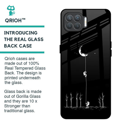 Catch the Moon Glass Case for Oppo F17 Pro