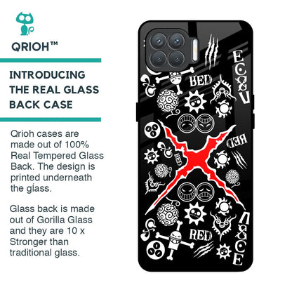 Red Zone Glass Case for Oppo F17 Pro