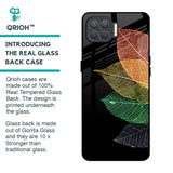 Colorful Leaves Glass Case for Oppo F17 Pro