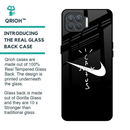 Jack Cactus Glass Case for Oppo F17 Pro