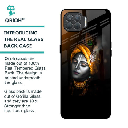 Ombre Krishna Glass Case for Oppo F17 Pro